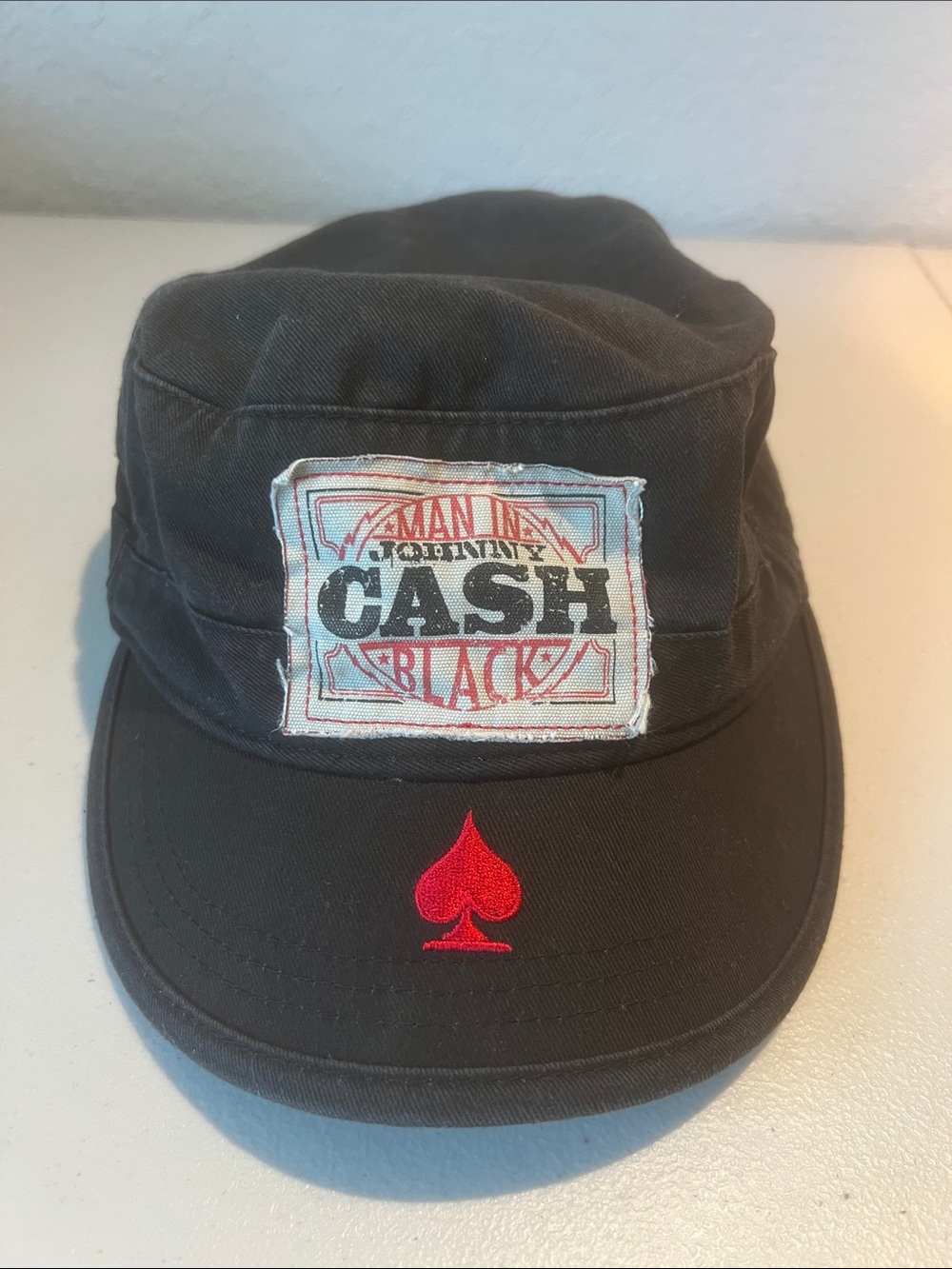 Patch Cadet Cap- Man In Black - Johnny Cash Cap